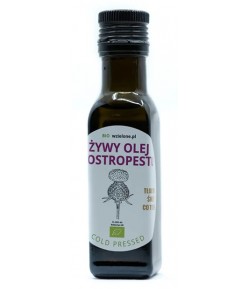Żywy olej z Ostropestu BIO - W Zielone 100 ml