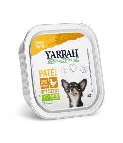 Pasztet z Kurczakiem i Algami morskimi bez zbóż BIO (dla psa) - YARRAH 150 g