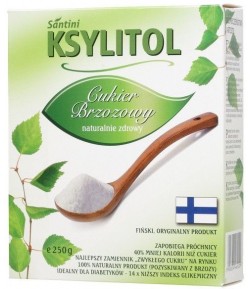 Ksylitol (cukier z brzozy) - Santini 250 g (Finlandia)