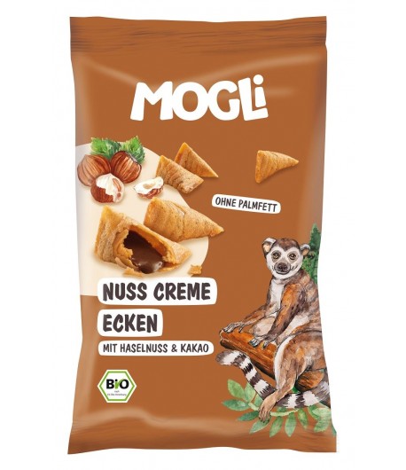 Rożki z kremem kakaowo-orzechowym bezglutenowe BIO - Mogli 30 g