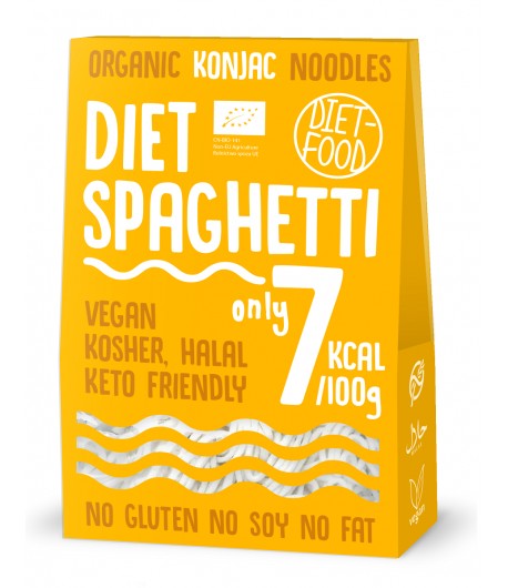 Makaron konjac typu spaghetti bezglutenowy  - Diet-Food 385 g (300 g)