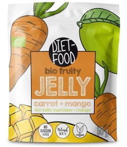 Żelki marchew, mango BIO - DIET FOOD 50 g