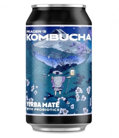 Kombucha Yerba Mate - PRAGER'S 330 ml