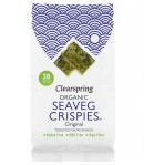 Chipsy  z alg morskich naturalne Seaveg bezglutenowe BIO - Clearspring 4 g