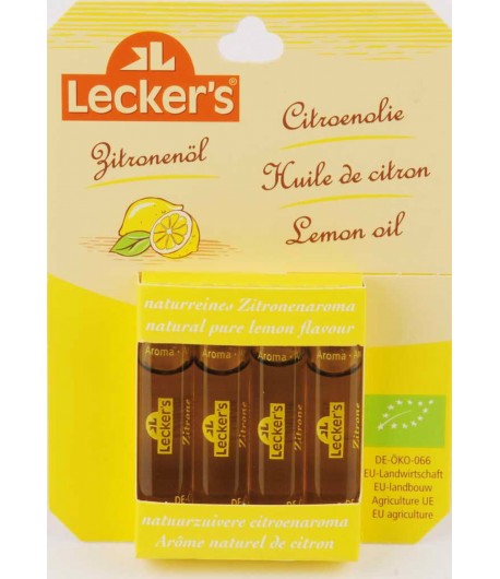 Aromat Cytrynowy BIO - LECKERS 4x2 ml