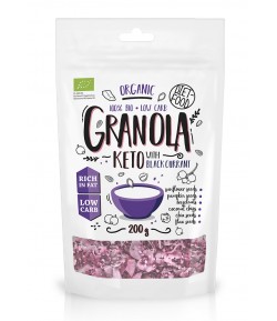 Granola z Czarną Porzeczką KETO BIO - Diet-Food 200 g