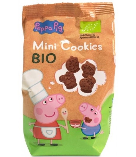 Mini ciastka kakaowe dla dzieci Świnka Peppa BIO - tasty and unique 100 g