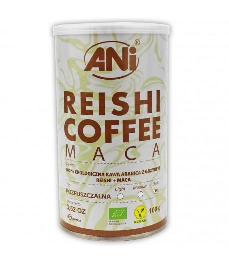 Kawa rozpuszczalna REISHI + MACA BIO - ANi 100 g