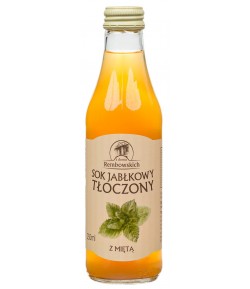 Sok jabłkowy tłoczony z miętą nieklarowany - REMBOWSCY 250 ml