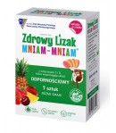 Zdrowy Lizak Mniam - Mniam mix smaków z witaminami na odporność bezglutenowy (7x6g) - Starpharma 7 szt.