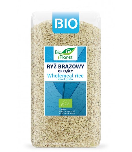 Ryż Brązowy okrągły BIO - Bio Planet 500 g