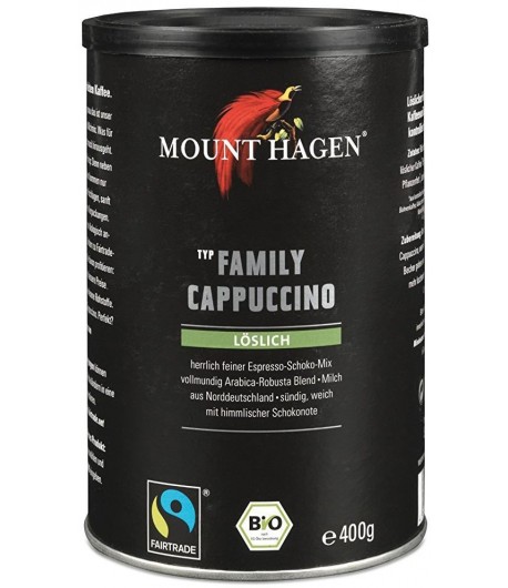 Kawa CappuccinoFAMILY FAIR TRADE BIO - MOUNT HAGEN 400 g