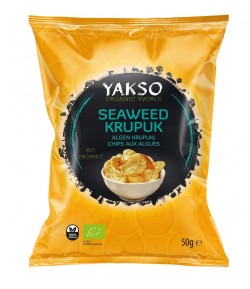 Prażynki z Algami WAKAME (KRUPUK) BIO - YAKSO 50 g