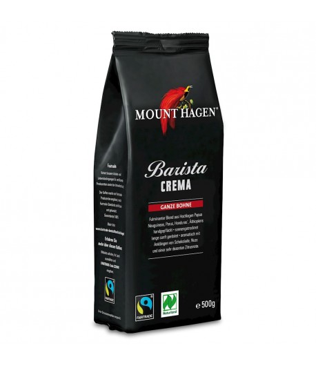 ARABICA BARISTA CREMA Kawa ziarnista arabica 100% FAIR TRADE BIO - MOUNT HAGEN 500 g