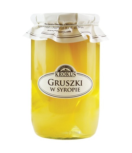 Gruszki w syropie - KROKUS 720 g