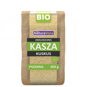 Kasza Kuskus razowy z pszenicy durum BIO - NaturaVena 400 g