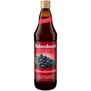 Sok z CZERWONYCH WINOGRON z Żelazem - RABENHORST 750 ml