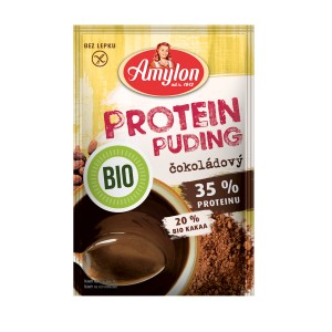 Budyń proteinowy Czekoladowy bezglutenowy BIO - Amylon 45 g