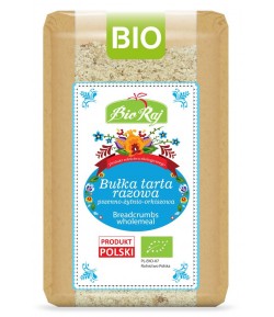 Bułka tarta razowa BIO -  BIO RAJ 500 g