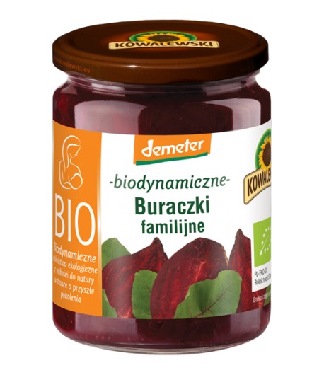 Buraczki tarte bezglutenowe DEMETER BIO - KOWALEWSKI 540 ml