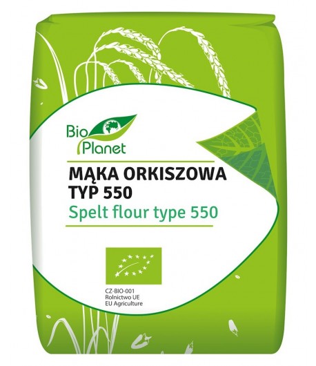 MĄKA Orkiszowa jasna TYP 550 BIO - BIO PLANET 1 kg