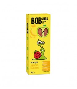 Przekąska Jabłkowo - Bananowa bez dodatku cukru bezglutenowa - BOB SNAIL 30 g