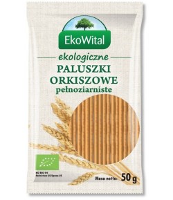 Paluszki orkiszowe pełnoziarniste BIO - EkoWital 50 g