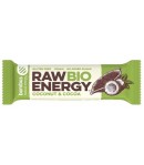 Baton RAW ENERGY kokos-kakao bezglutenowy BIO - bombus 50 g