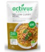 Danie żółte curry z brązowymi pieczarkami i ciecierzycą bezglutenowe BIO - Activus 400 g