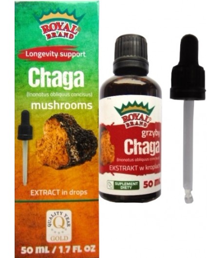 Ekstrakt z grzybów CHAGA - ROYAL BRAND 50 ml