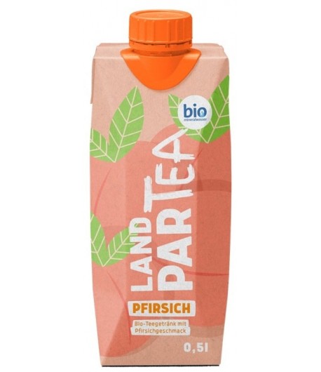 Napój ICE TEA o smaku brzoskwiniowym BIO - LANDPARK 500 ml