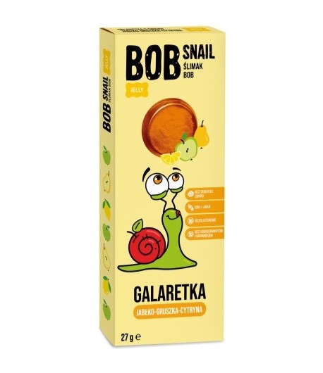 Galaretka jabłko - gruszka - cytryna - BOB SNAIL 27 g