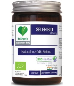 SELEN (100 mcg) BIO - BeOrganic 100 tabletek