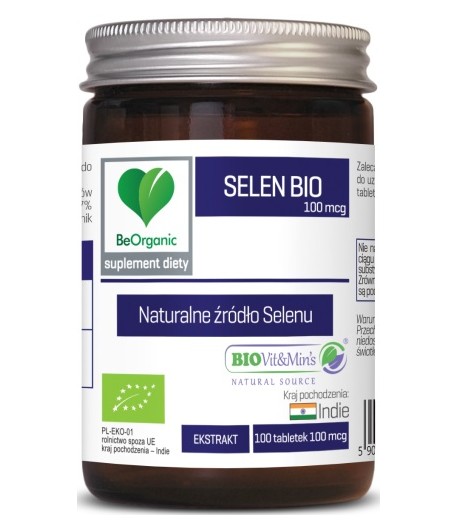 SELEN (100 mcg) BIO - BeOrganic 100 tabletek