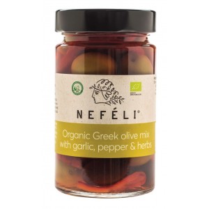 Oliwki mix bez pestek w zalewie BIO - NEFELI 295 g