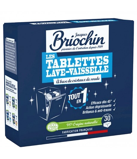 Tabletki do zmywarek silnie odtłuszczające ECO - BRIOCHIN 30 szt.