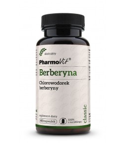 BERBERYNA (388 mg) bezglutenowa - PHARMOVIT 60 kapsułek