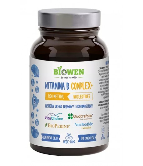 Witamina B COMPLEX bezglutenowa - BIOWEN 90 kapsułek