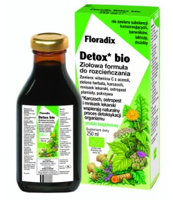 DETOX w płynie bezglutenowy - SALUS (FLORADIX) 250 ml