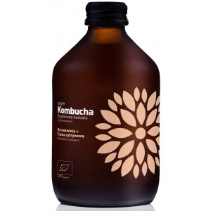 Kombucha z Brzoskwinią i Trwą cytrynową bezglutenowa BIO - VIGO 330 ml