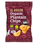 Chipsy z Platana BBQ bezglutenowe BIO - EL ORIGEN 80 g