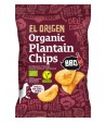 Chipsy z Platana BBQ bezglutenowe BIO - EL ORIGEN 80 g