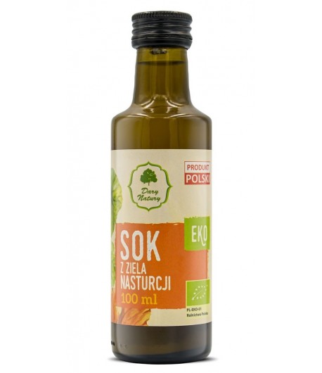 Sok z ziela nasturcji BIO - Dary Natury 100 ml