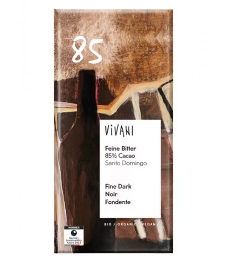 Czekolada gorzka 85% BIO - VIVANI 80 g