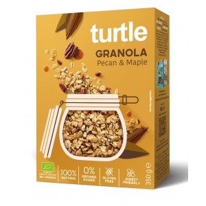 Granola Orzechy Pekan - Syrop Klonowy bezglutenowa BIO - TURTLE 350 g