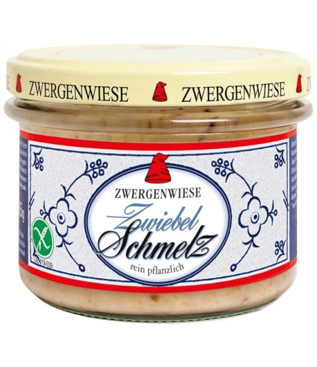 Smalczyk wegański z cebulą bezglutenowy BIO - ZWERGENWIESE 150 g