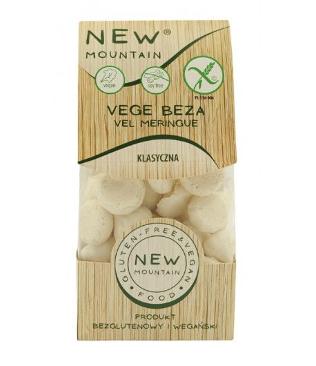 Bezy klasyczne wegańskie bezglutenowe - NEW MOUNTAIN 50 g