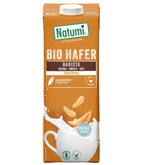 Napój Owsiany BARISTA nie zawiera cukrów BIO - natumi  1l