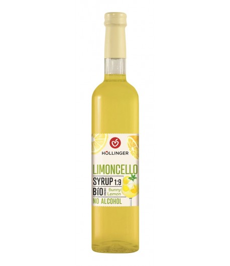 LIMONCELLO Syrop do drinków i koktajli BIO - HOLLINGER 500 ml