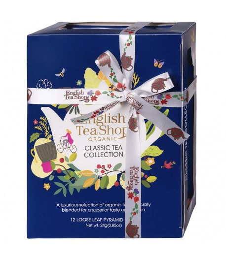 Classic Tea Collection Blue Zestaw herbatek w piramidkach BIO - ENGLISH TEA SHOP ORGANIC 24 g Classic Tea Collection Blue Zestaw herbatek w piramidkach BIO - ENGLISH TEA SHOP ORGANIC 24 g